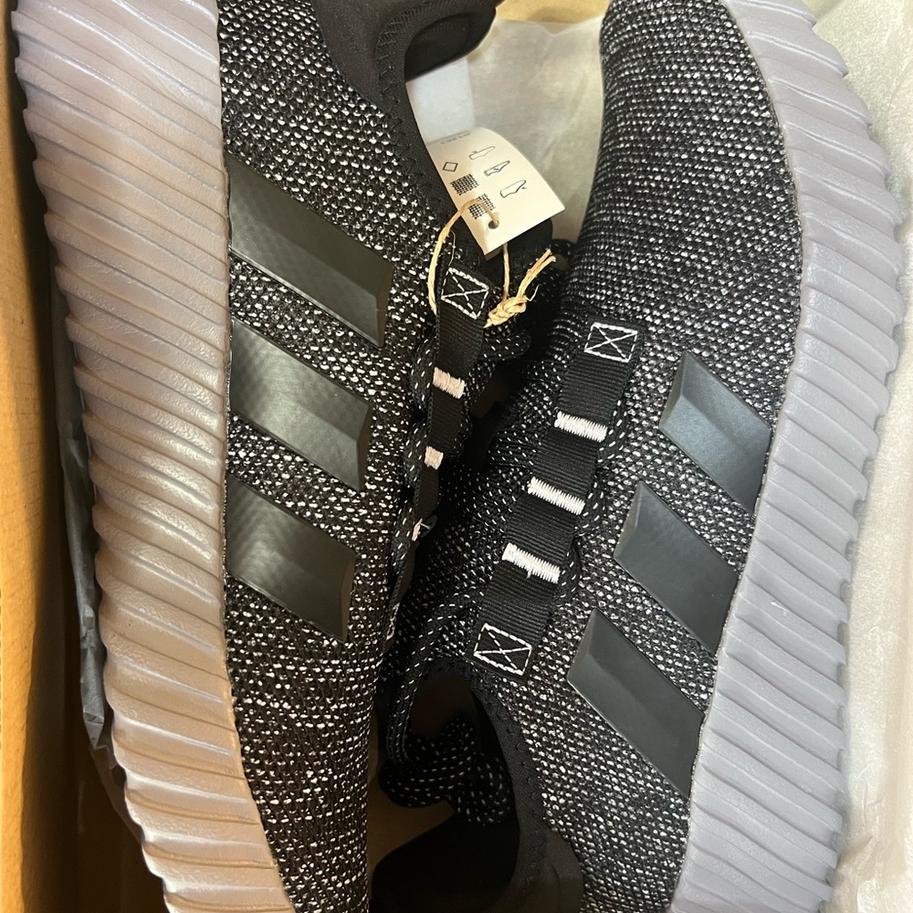 Adidas Black and Gray Sneakers